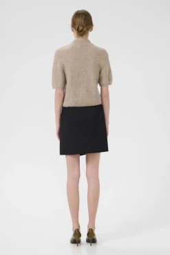 Gzpaula Melange Wrap Skirt 10910495