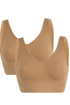 Haily Bra top wide strap 2 pak