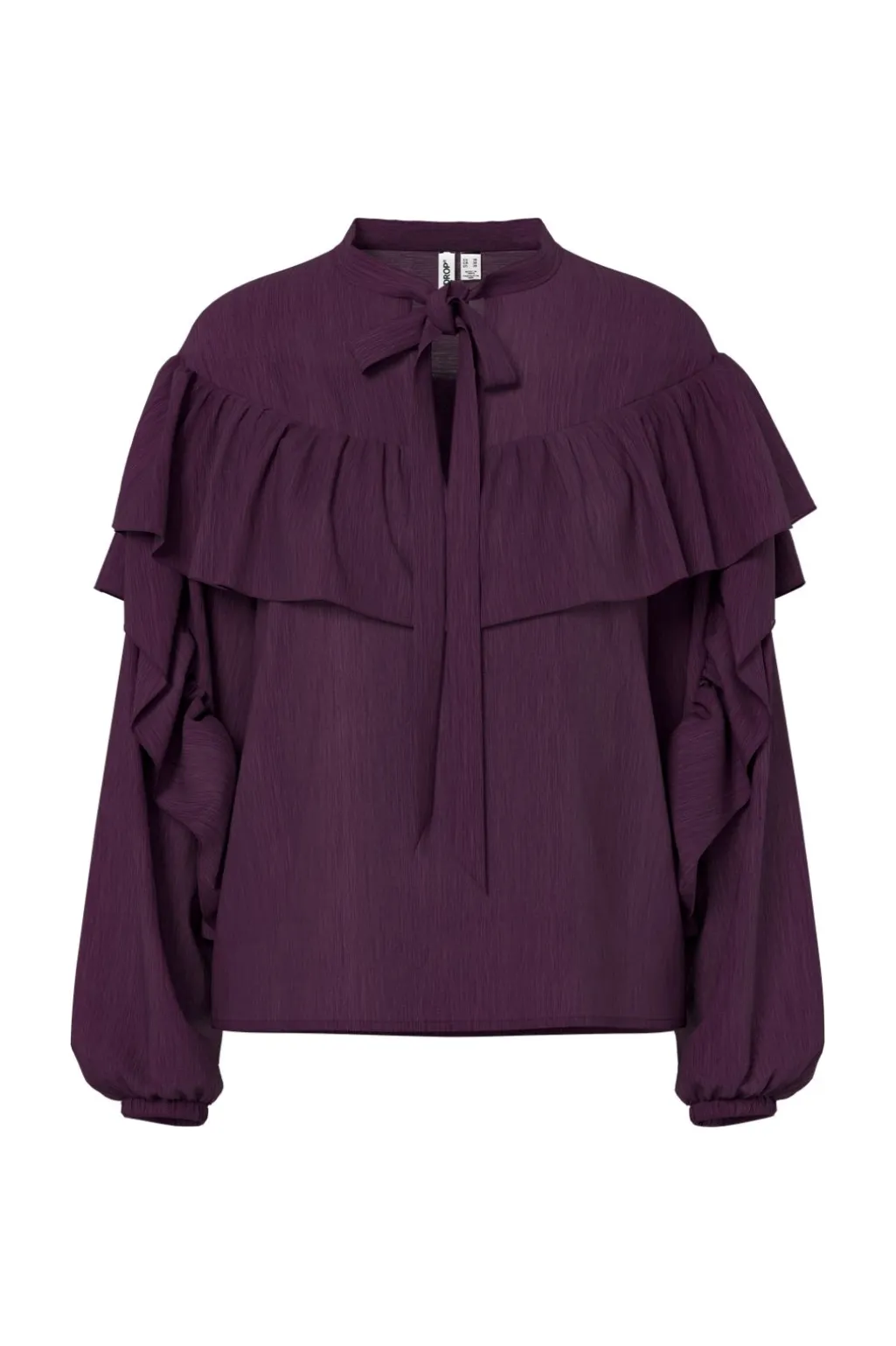 Hdmelisa Ruffle Ls Blouse 32000021