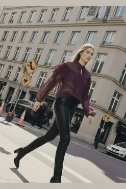 Hdmelisa Ruffle Ls Blouse 32000021