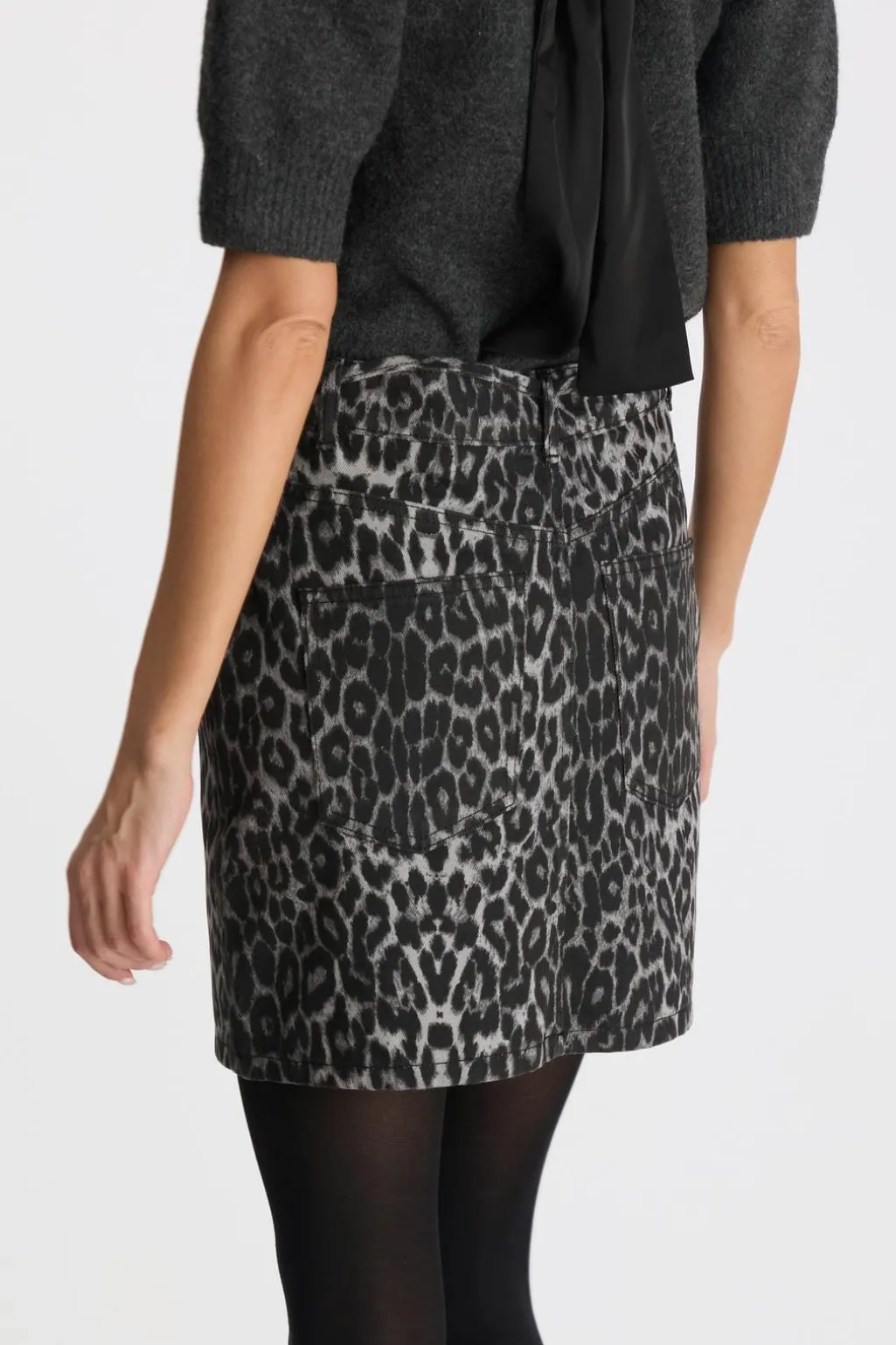 Henrietta Leopard Skirt