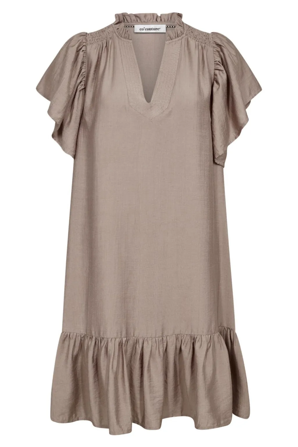 Heracc Crop Ss Frill Dress 36479