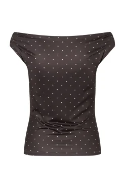 Himamd Print Off-Shoulder Top 59321