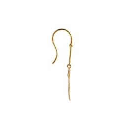 Hook With Goldenenen Refection Moon Earring Right