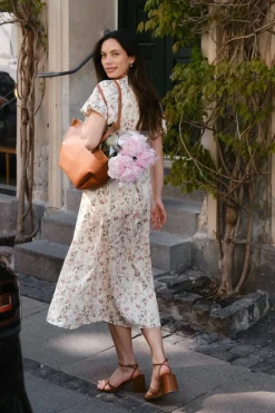 Illana Flower Print Dress 165121