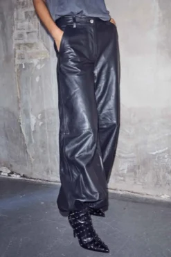 Jasmin Leather Harem Pant HL10541