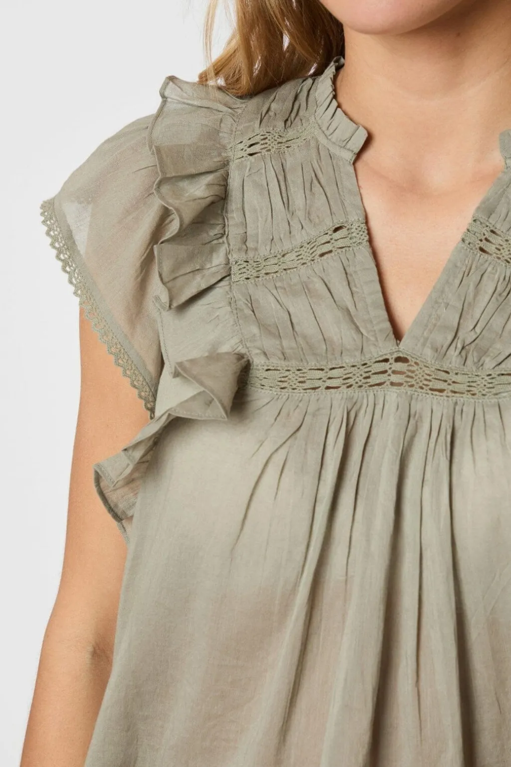 Jayla S Voile Top 159881