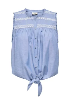 Jdybella S/L Emb Knot Shirt