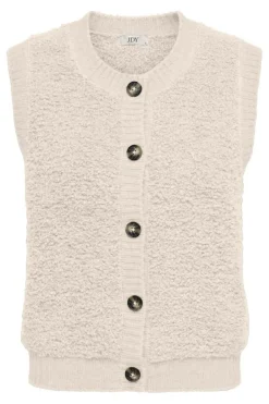 Jdyeira Life S/L On Button Vest Knt