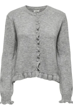 Jdyletty L/S O-Neck Frill Cardigan Knt