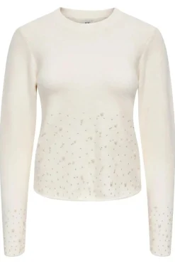 Jdypearl L/S O-Neck Pearl Pullover Knt