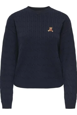 Jdyprime Life L/S On Cable Emb Pull Knt