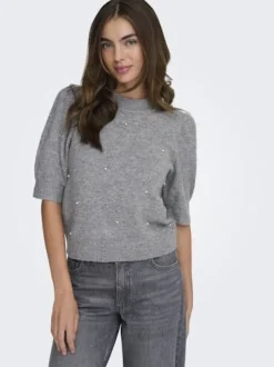 Jdyrue Life 2/4 Pearl Pullover Knt