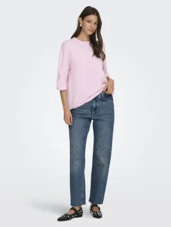 Jdysonja S/S O-Neck Pullover Knt