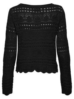 JDYsun Lay L/S Boatneck Pullov. Knt