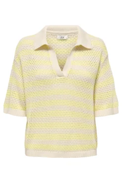 Jdytikka S/S Polo Pullover Knt