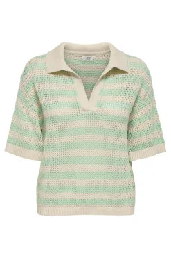 Jdytikka S/S Polo Pullover Knt