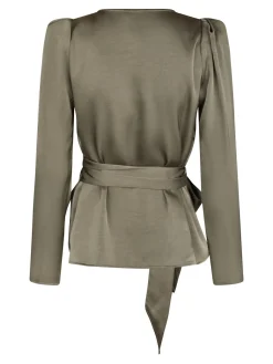 Josie Blouse Heavy Satin 160851