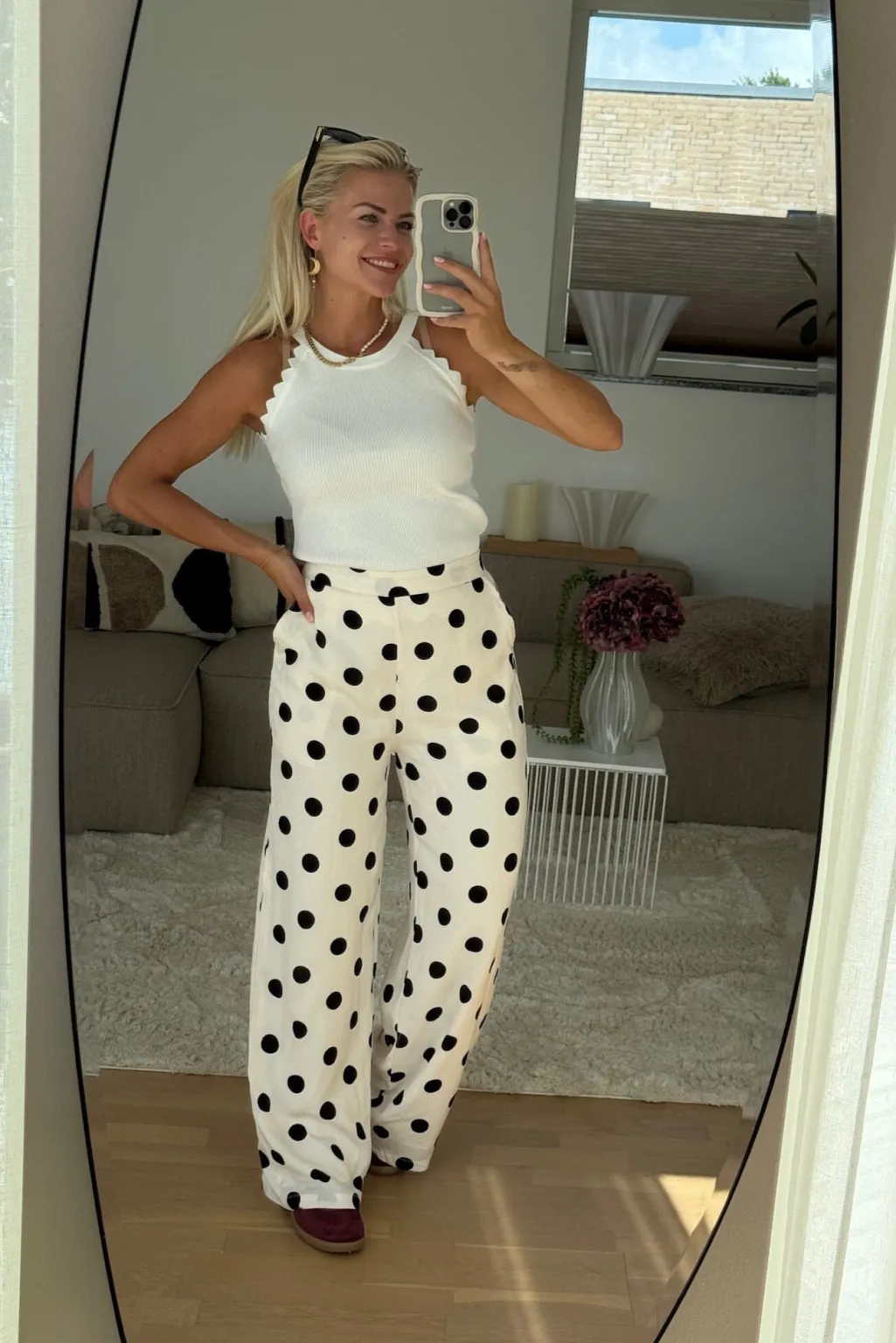 Juliana Wide Dot Pants