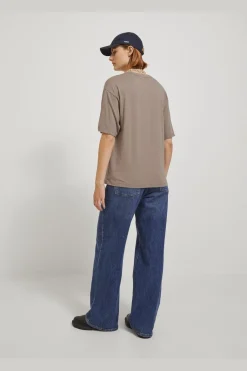 Jxandrea Loose Ss Logo Tee