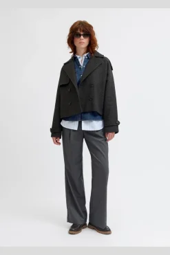 Jxelle Carlie Short Trenchcoat