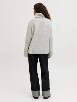 Jxellinora Raglan Roll Neck Knit Ln