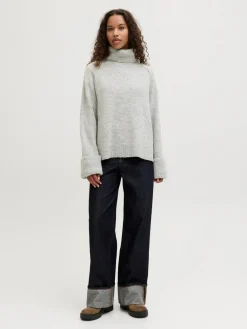 Jxellinora Raglan Roll Neck Knit Ln