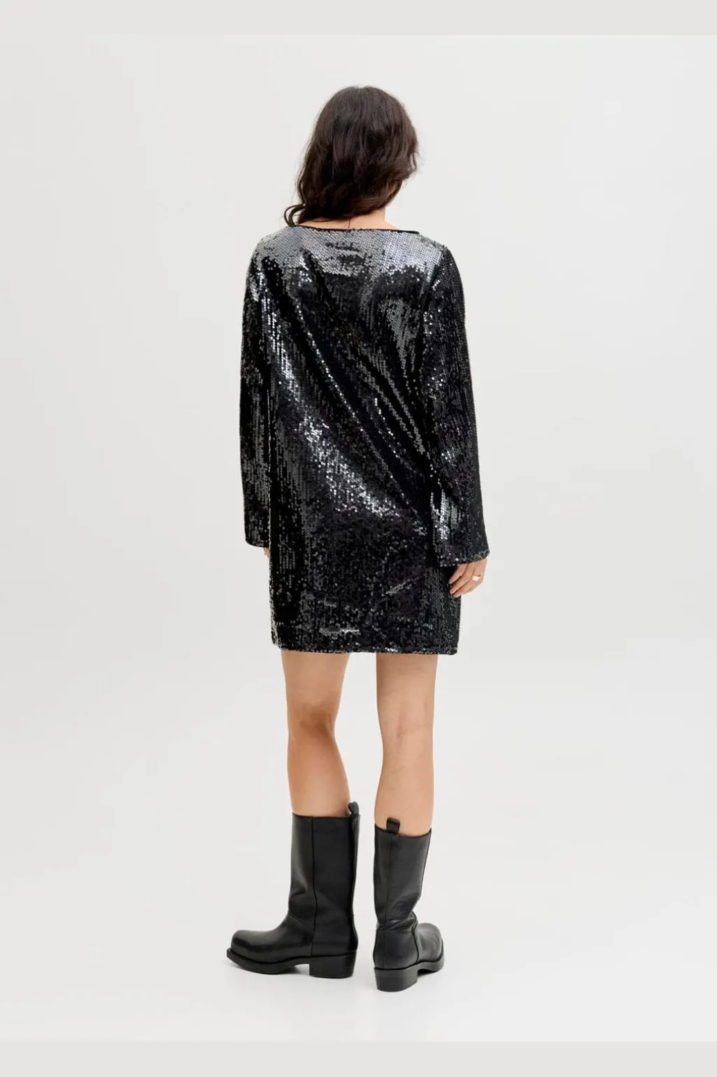 Jxizzy Sequin Ls Dress