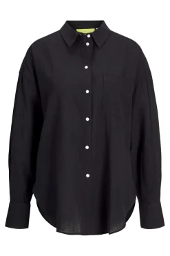 Jxjamie Ls Rlx Linen Blend Shirt Sn