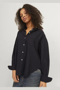 Jxjamie Ls Rlx Linen Blend Shirt Sn