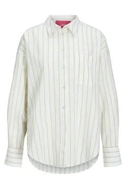 Jxjamie Ls Rlx Linen Blend Shirt Sn