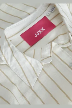 Jxjamie Ls Rlx Linen Blend Shirt Sn