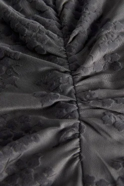 Jxjasmin Minna Flock Sl Dress Ln