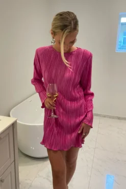 Kellyic Plissé Dress