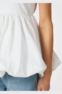 Khloe C Poplin Top 165515