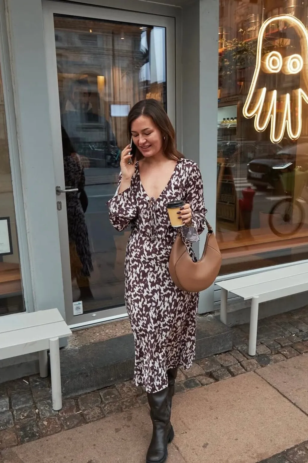 Krisha Graphic Fade Dress 164344