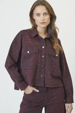 Leocc Denim Crop Shirt 35931