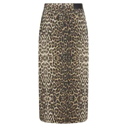 Leocc Denim Slit Skirt 34110