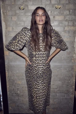 Leocc Puff Dress 36350