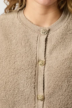 Limo Fluffy Knit Cardigan 161963