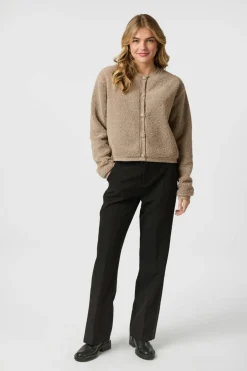 Limo Fluffy Knit Cardigan 161963