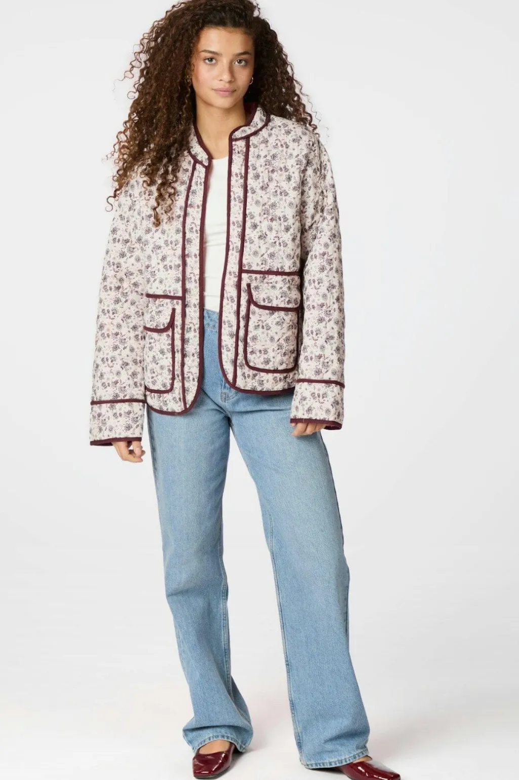 Lottie Blush Quilt Jacket 164740