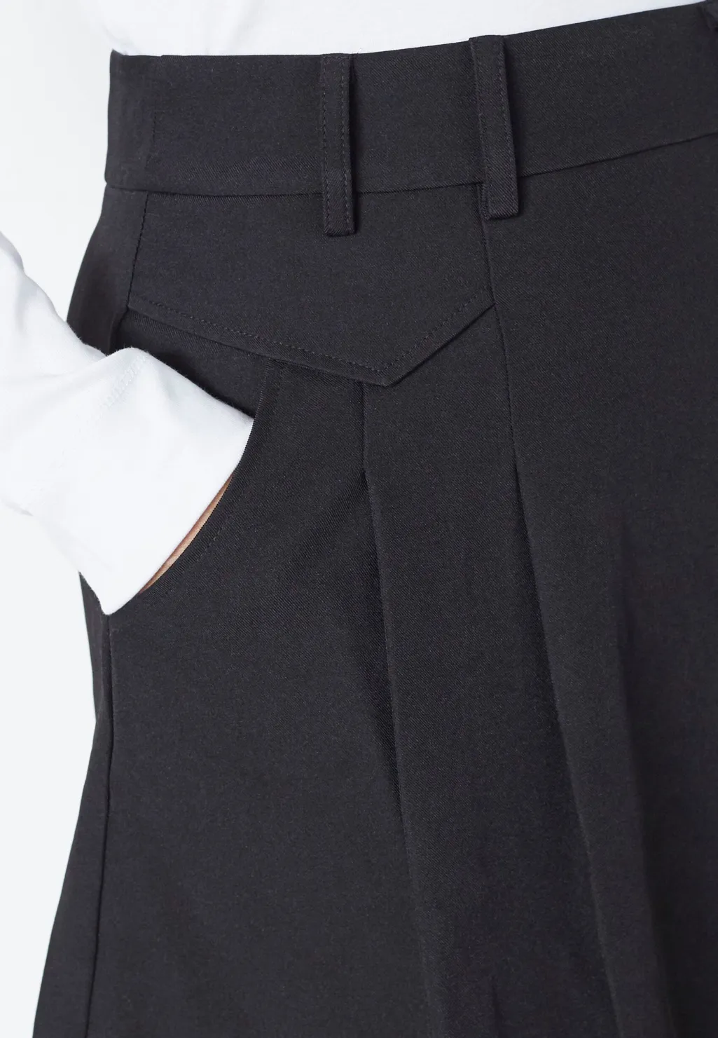 Lunacc Pocket Pleat Mini Skirt 34223