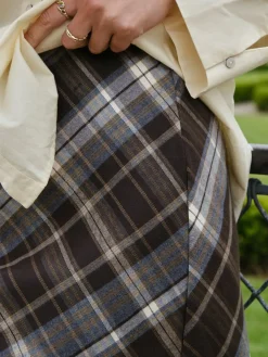 Lunna Check Skirt 165705