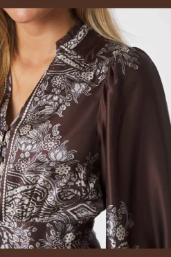 Malfida Paisley Border Dress 166210