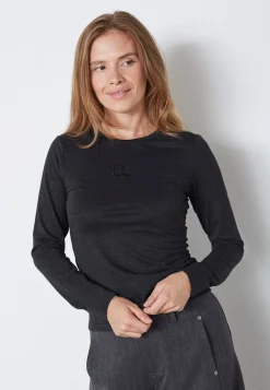 Mannycc Lurex Emb L/S Tee 33210