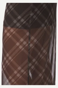 Marlise Check Mesh Skirt 167207