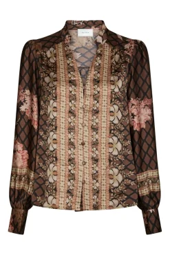 Massima Botanical Border Blouse 167029