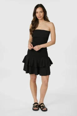 Mikka Solid Smock Dress 165497