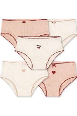 Minna 5 Pack Girl Underpants Gots Ks102816